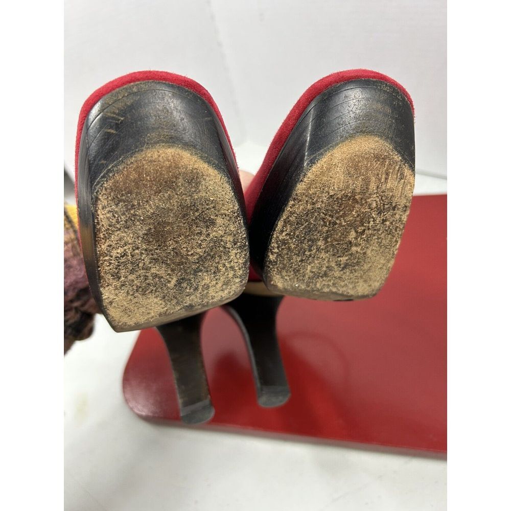 Kate‎ Spade New York Womens Red Patent Heels Mary Janes Shoes Size 8.5B Italy - Picture 11 of 12